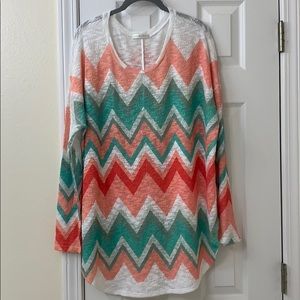 Chevron tunic
